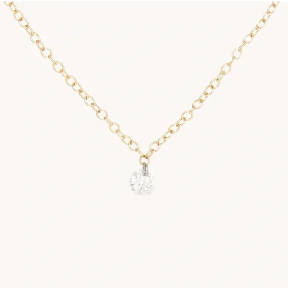 FLASH SALE TODAY ONLY — Catbird Diamond Pinprick Necklace in Yellow Gold - Picture 2 of 9